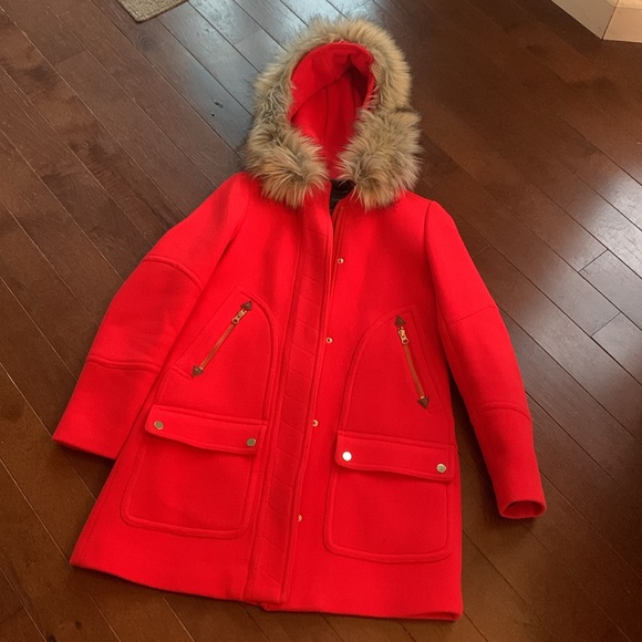 J. Crew Chateau Parka in Italian Stadium Cloth Wool by Nello Gori - Picture 2 of 8